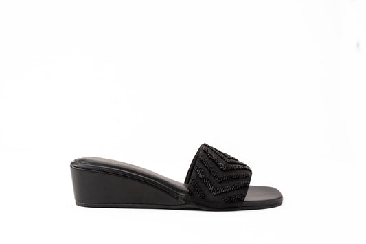 Square Black Wedge
