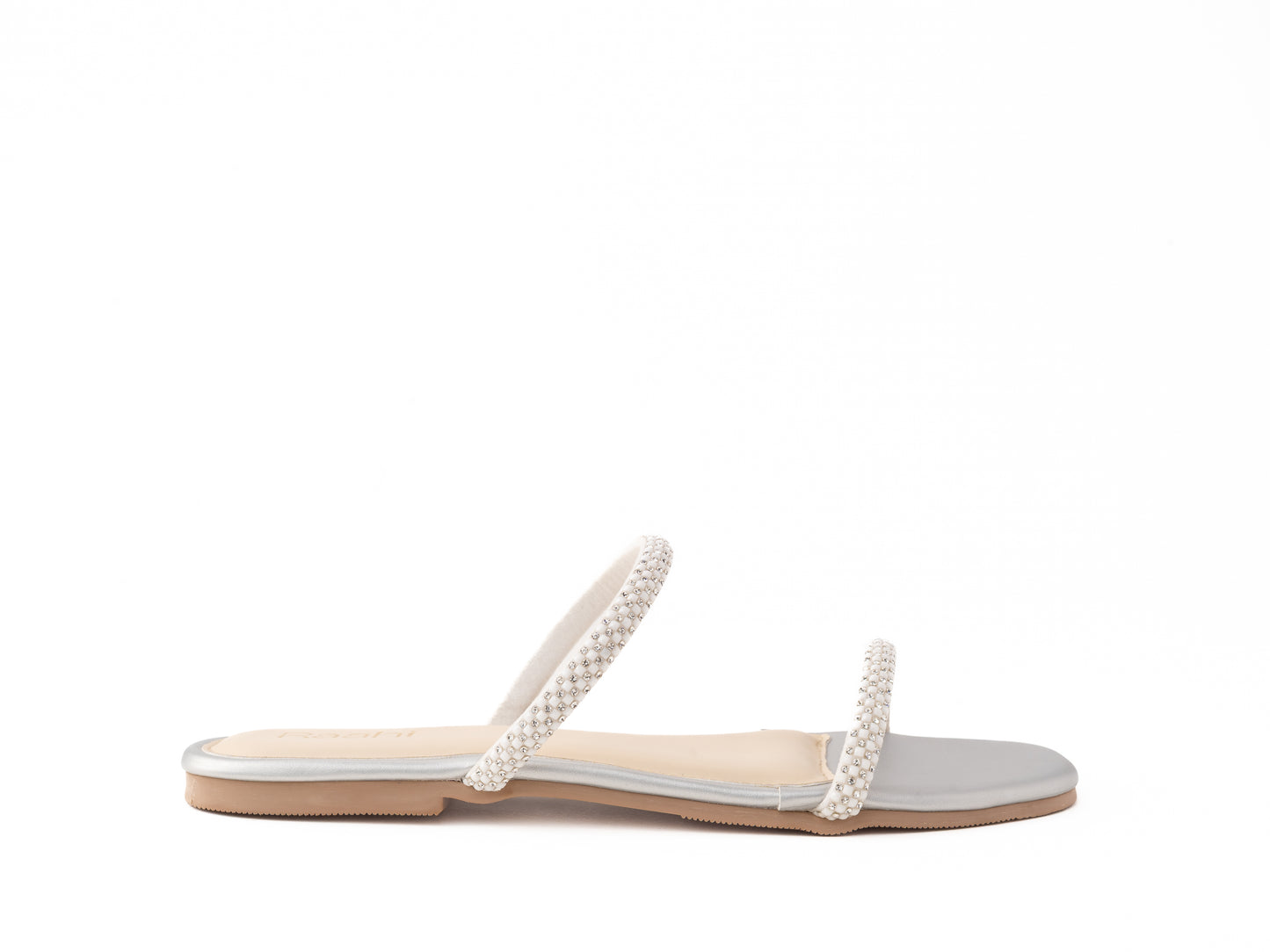 Silver 2-Diamond flats