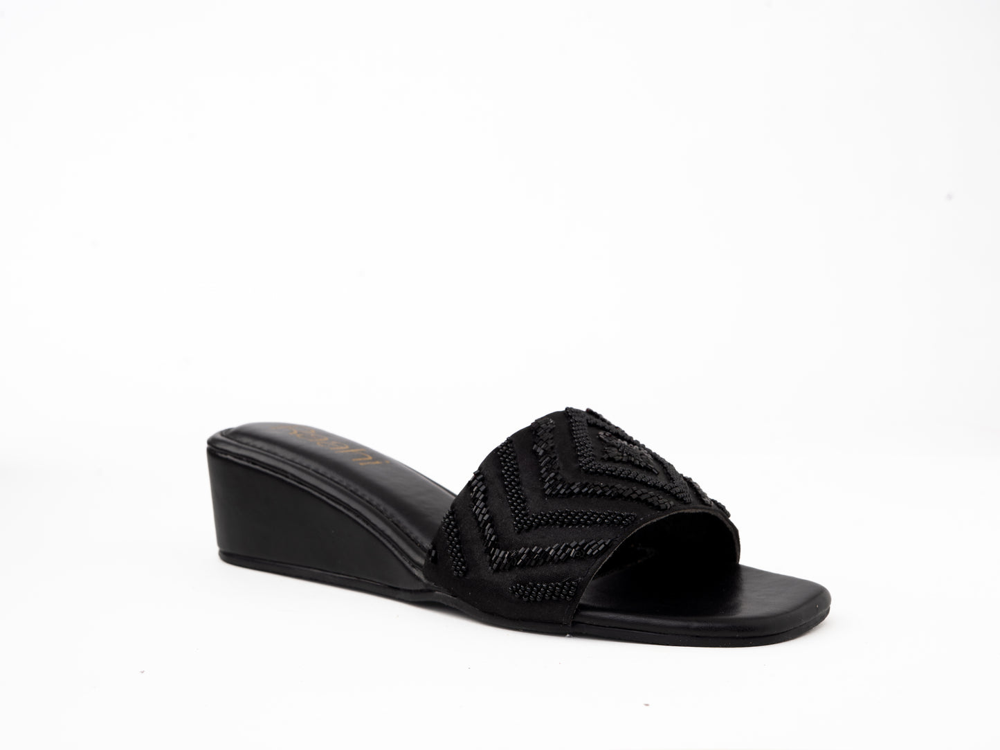 Square Black Wedge
