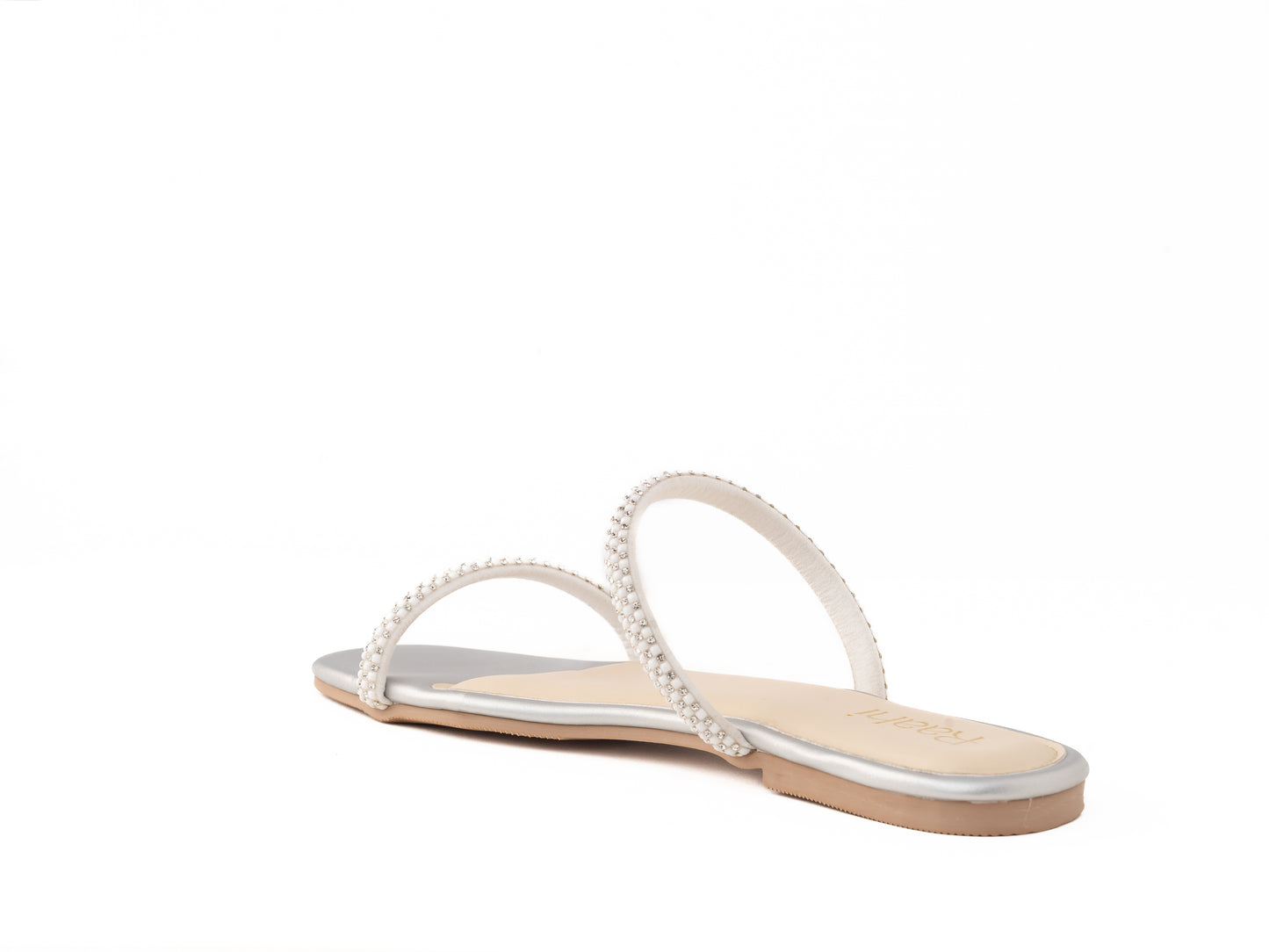 Silver 2-Diamond flats